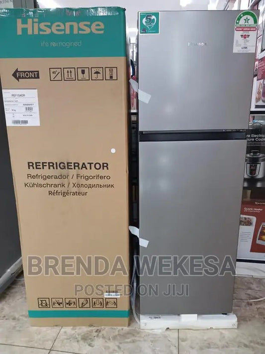 Hisense 154 litres double door refrigerator Ref 154DR