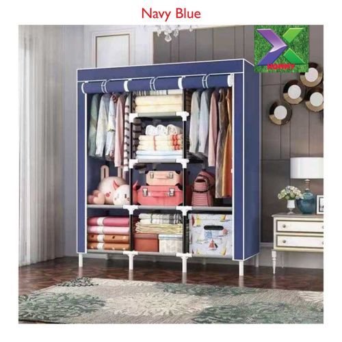 columns portable wooden wardrobe