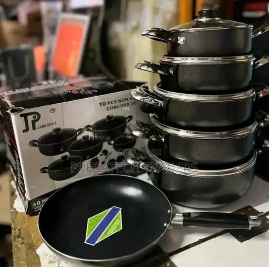 10 pieces Jp non stick cookware set