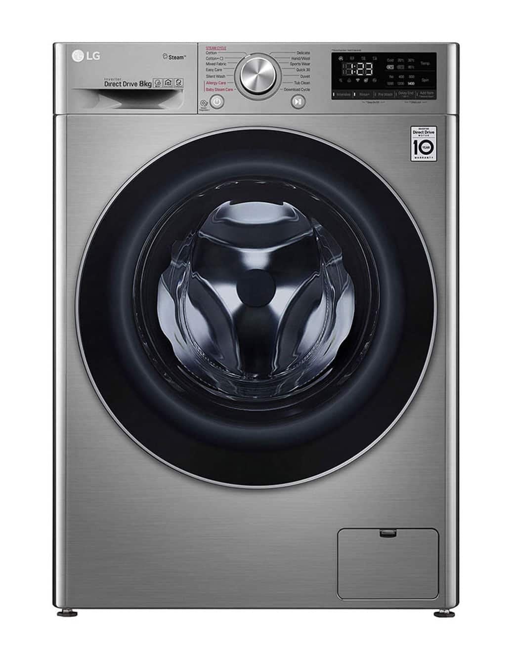 LG 8kg front load washing machine wash and spin