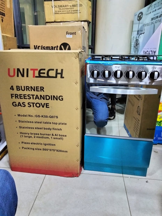 50*55 Unitech full gas  freestanding gas stove cooker