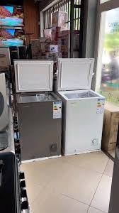 Hisense chest freezer 180litres grey/ white colour