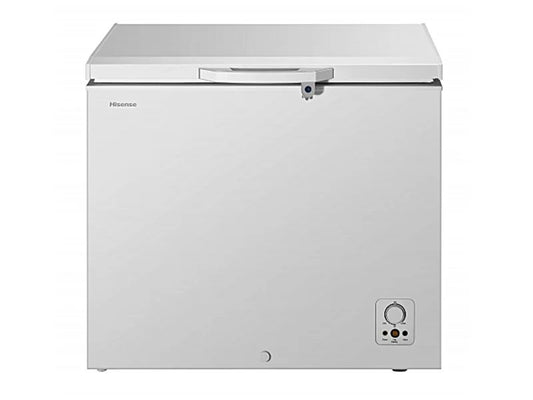 Hisense chest freezer 260litres grey/ white colour