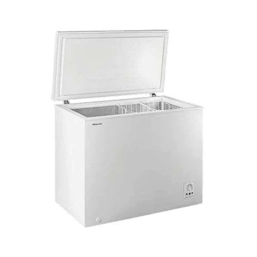 Hisense chest freezer 245litres grey/ white colour