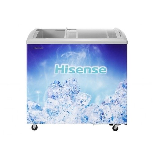 Hisense chest freezer 201litres glass door
