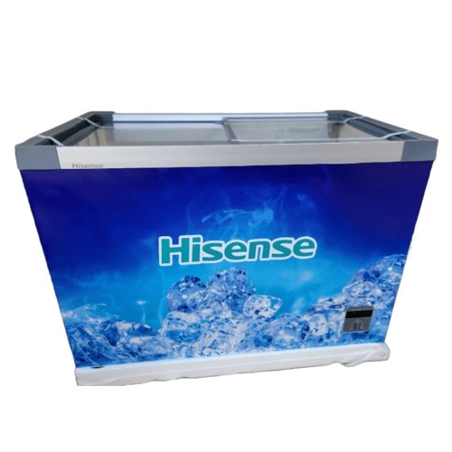 Hisense chest freezer 301litres glass door