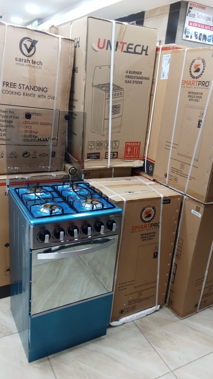 Unitech 4G with gas Oven