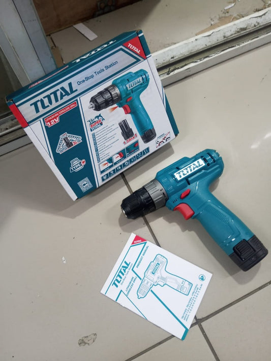 Total 12Volts cordless drill set