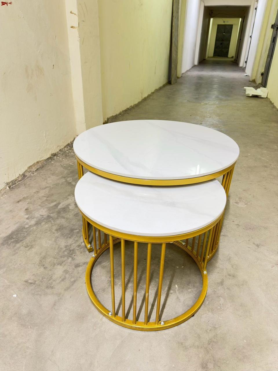Pure marble executive nesting marble table