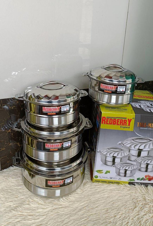 Set of 4 Redberry TallMax Hotpots