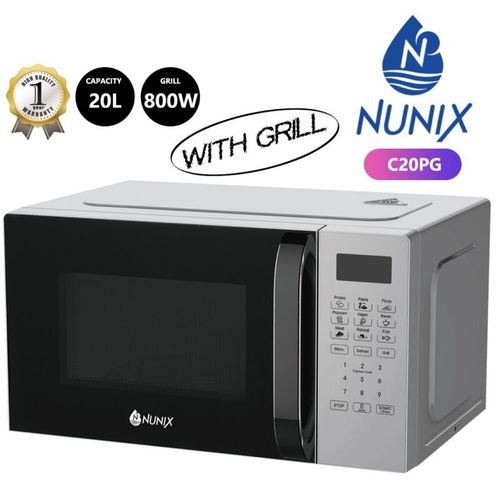 nunix digital microwave with grill