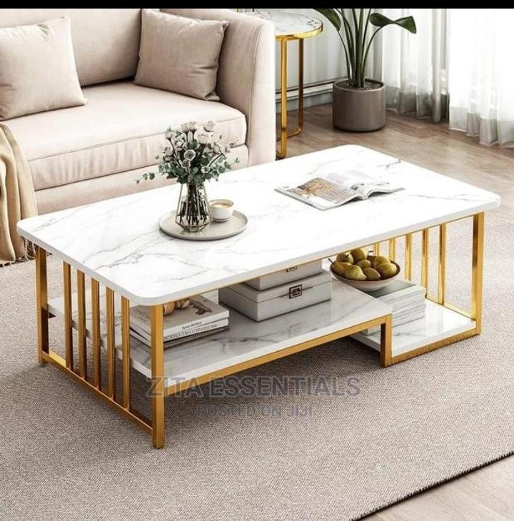 Executive Marble Effect Coffee Table