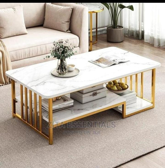 Executive Marble Effect Coffee Table