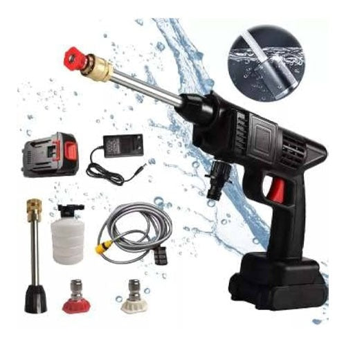 Cordless Car Wash Spray Gun Machine with Portable Lithium Battery