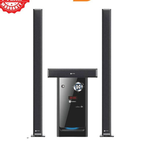 SAYONApps 3.1 Channel Multimedia Speaker with Tall Boy SubWoofer SHT-1131BT